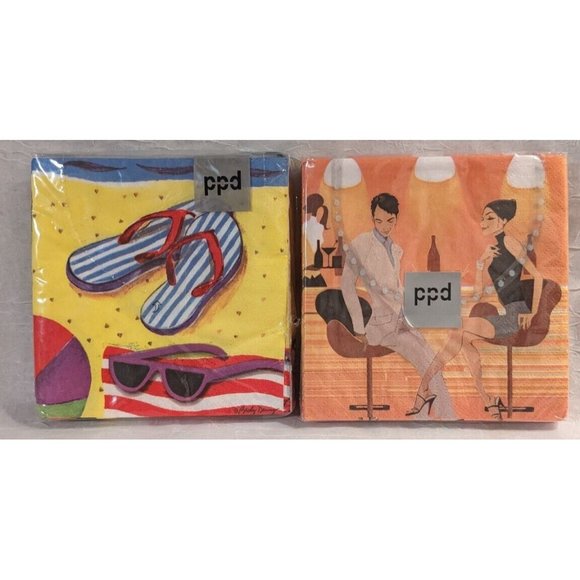 NOS Party Napkins SpongeBob Tiki Hula Birthday Girl SquarePants Paper Lot Funny - Picture 3 of 8